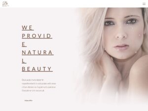 Beauty demo website