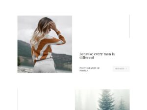 Photography demo website