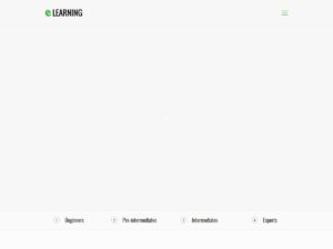 E-Learning demo website