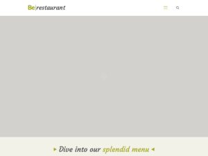 Restaurant 2 demo website