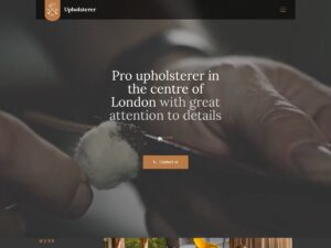Upholsterer demo website